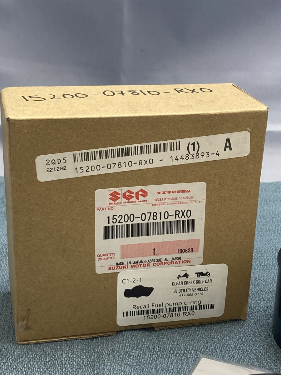 NEW GENUINE SUZUKI 15200-07810-RX0 FUEL PUMP O RING