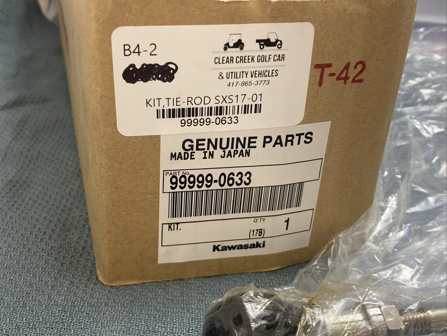NEW GENUINE KAWASAKI 99999-0633 KIT, TIE-ROD SXS17-01