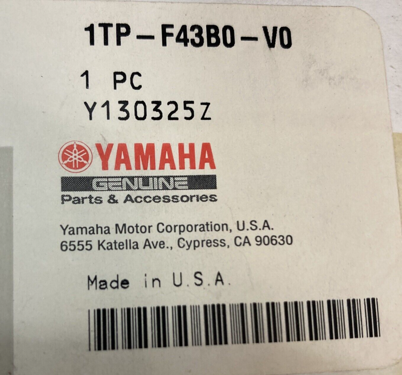 NEW GENUINE YAMAHA 1TP-F43B0-V0 ENGINE GUARD KIT
