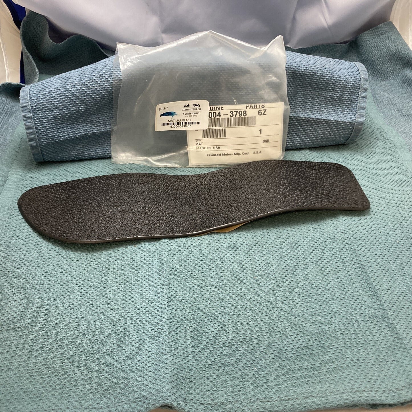 NEW GENUINE KAWASAKI 53004-3798-6Z MAT, LH, *F. BLACK