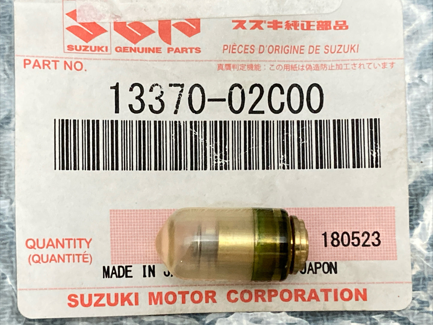NEW GENIUNE SUZUKI 13370-02C00 Valve Assembly, Needle