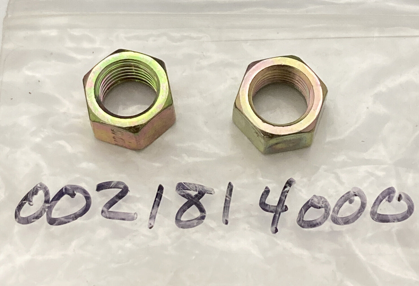 QTY 2 NEW GENUINE BRIGGS AND STRATTON 0021814000 NUT, 14MM