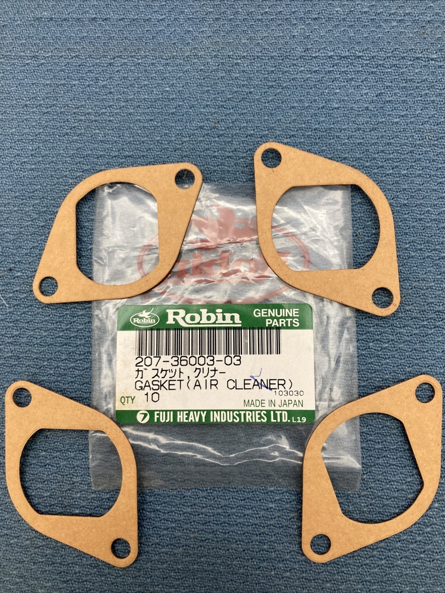 QTY 4 NEW GENUINE SUBARU ROBIN 207-36003-03 AIR CLEANER GASKET