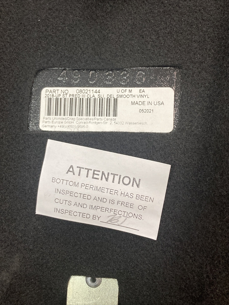 NEW DRAG SPECIALTIES 08021144 SEAT, SMOOTH, BLK, FITS HARLEY DAVIDSON