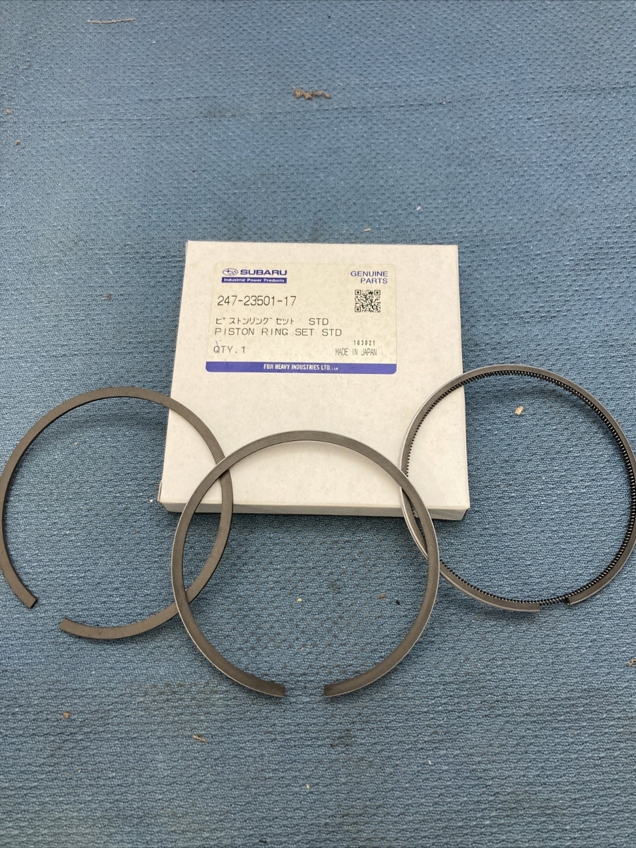NEW GENUINE SUBARU ROBIN 247-23501-17 PISTON RING SET STD