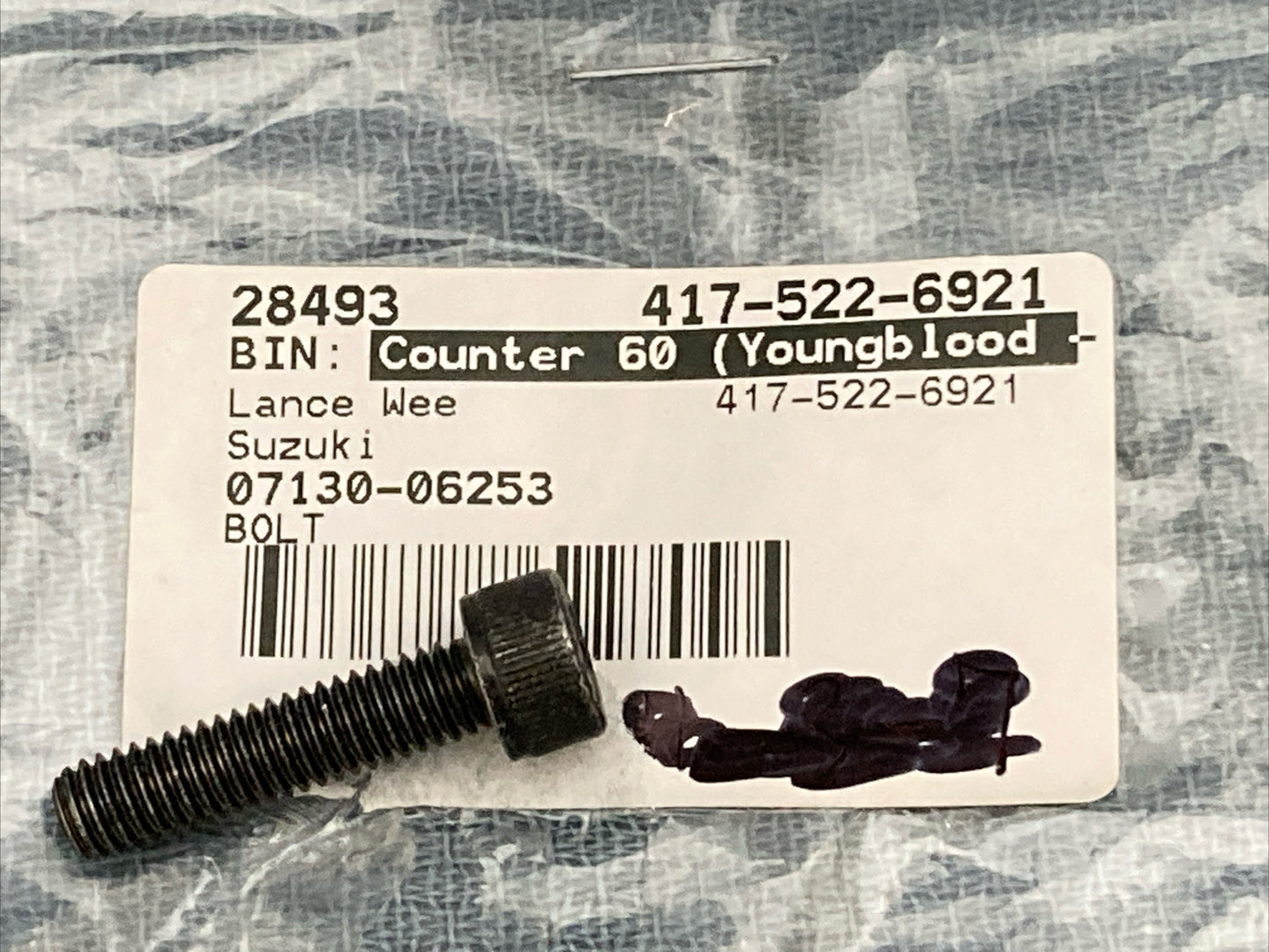 NEW REPLACES SUZUKI 07130-06253 CAM CHAIN Bolt
