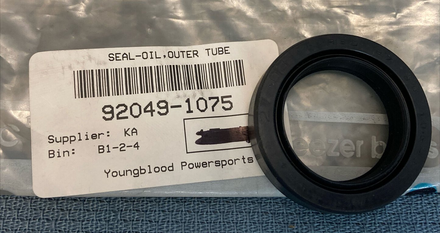 NEW REPLACES KAWASAKI 92049-1075 FRONT FORK Seal - Oil, Outer Tube