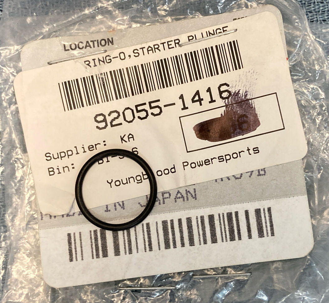 NEW REPLACES KAWASAKI 92055-1416 CARBURETOR Ring - O, Starter Plunger