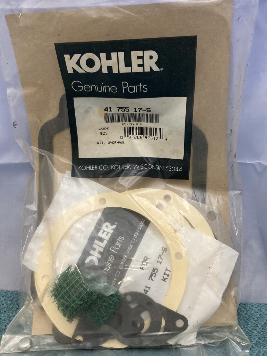 NEW GENUINE KOHLER 41 755 17-S GASKET SET SUPERCEDES 4175517-S