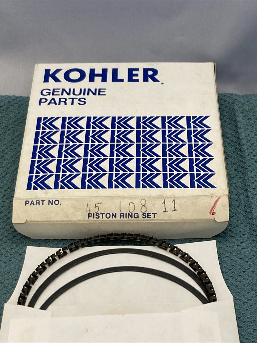 NEW GENUINE KOHLER 45 108 11 PISTON RING SET SUPERCEDES 44-108-11-S