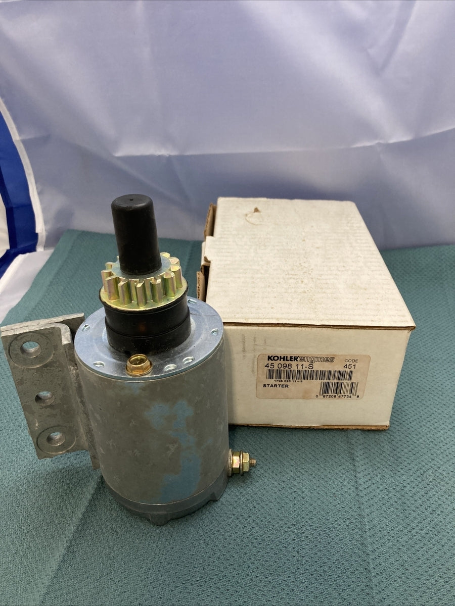NEW GENUINE KOHLER 45 098 11-S ELECTRIC STARTER-BENDIX DRIVE