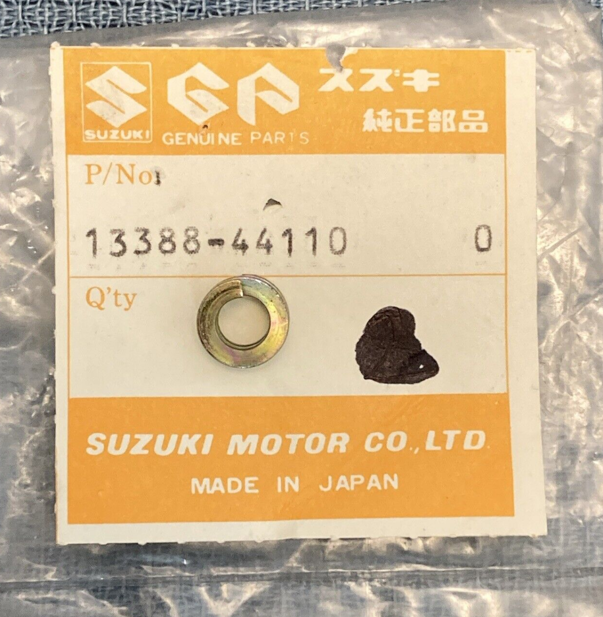 QTY 2 NEW GENUINE SUZUKI 13388-44110 CARBURETOR Spring