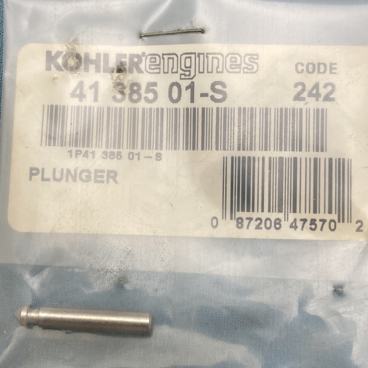 NEW GENUINE KOHLER 41 385 01-S PLUNGER
