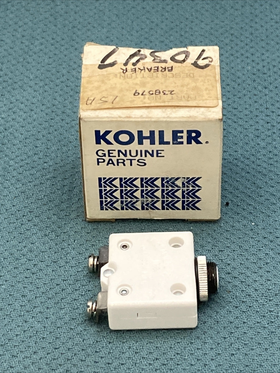 NEW GENUINE KOHLER 238579 CIRCUIT BREAKER - 15 A - 1 POLE