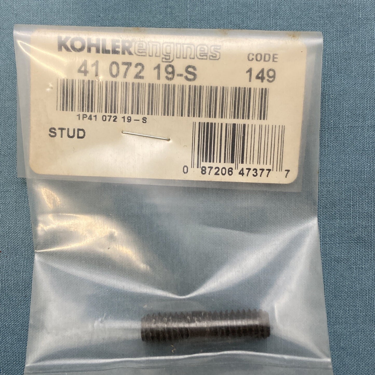 NEW GENUINE KOHLER 41 072 19-S STUD