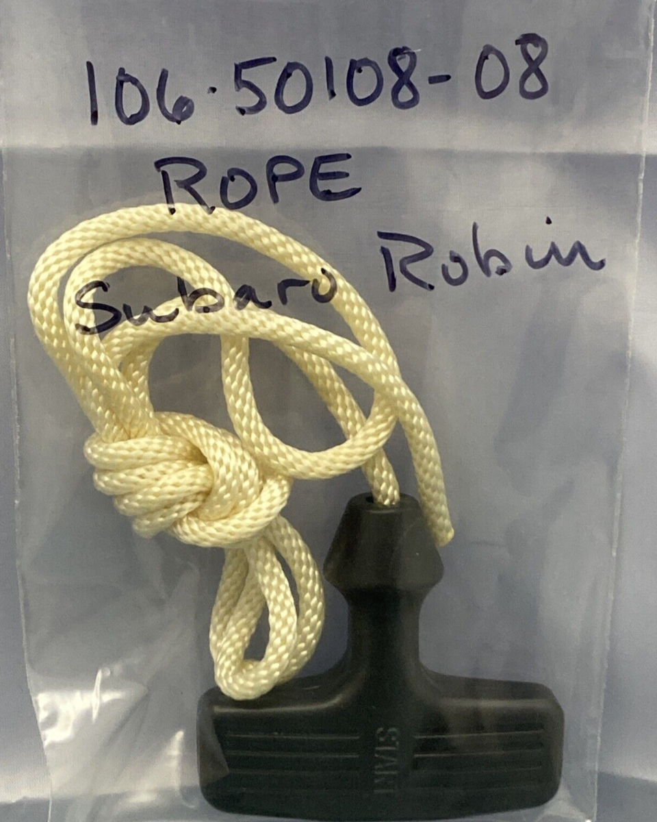 NEW REPLACES SUBARU ROBIN 106-50108-08 ROPE