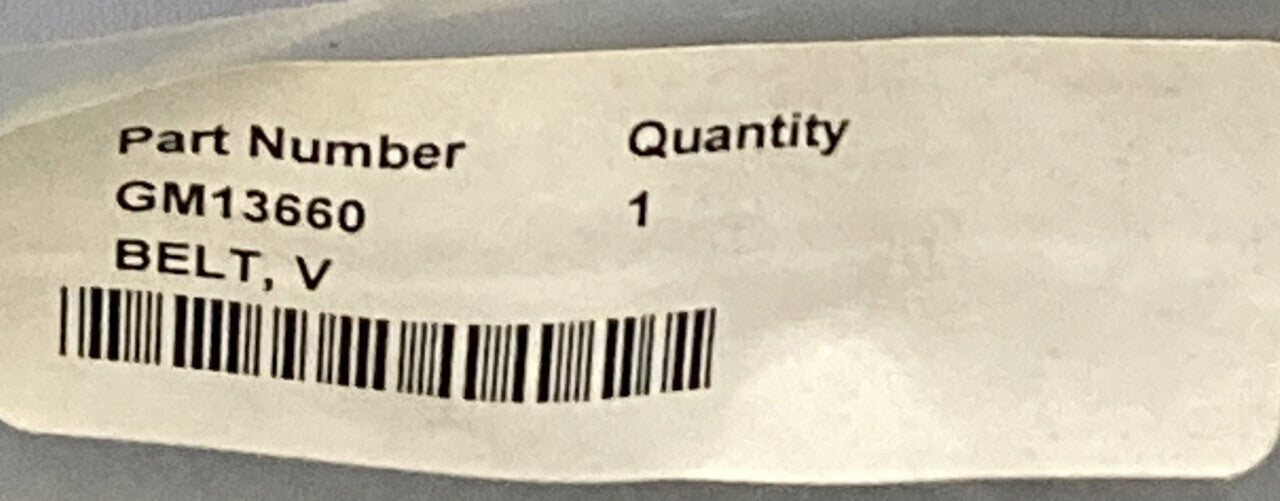 NEW REPLACES KOHLER GM13660 BELT, V 25.5 IN
