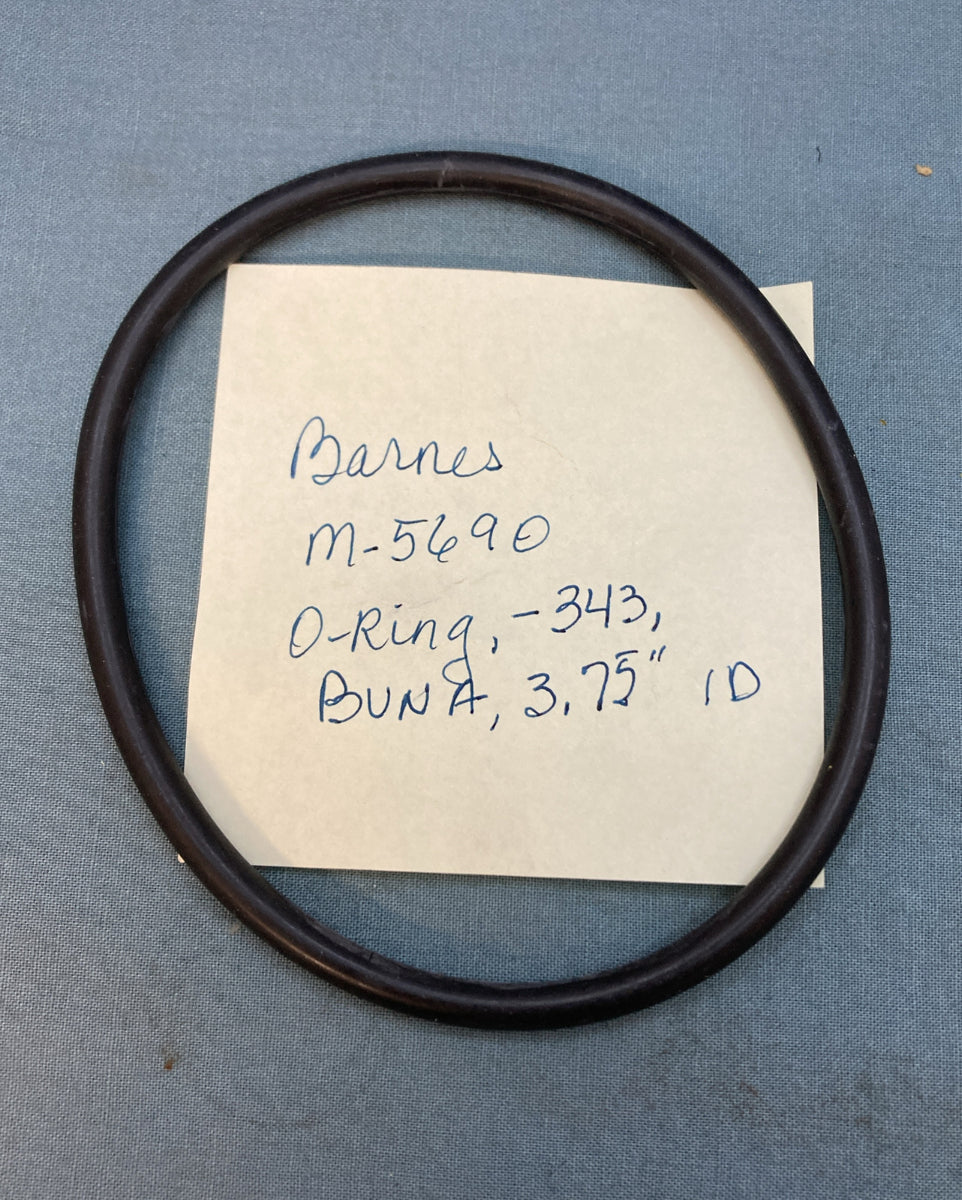 NEW REPLACES BARNES M-5690 O-RING, -343, BUNA, 3.75" ID