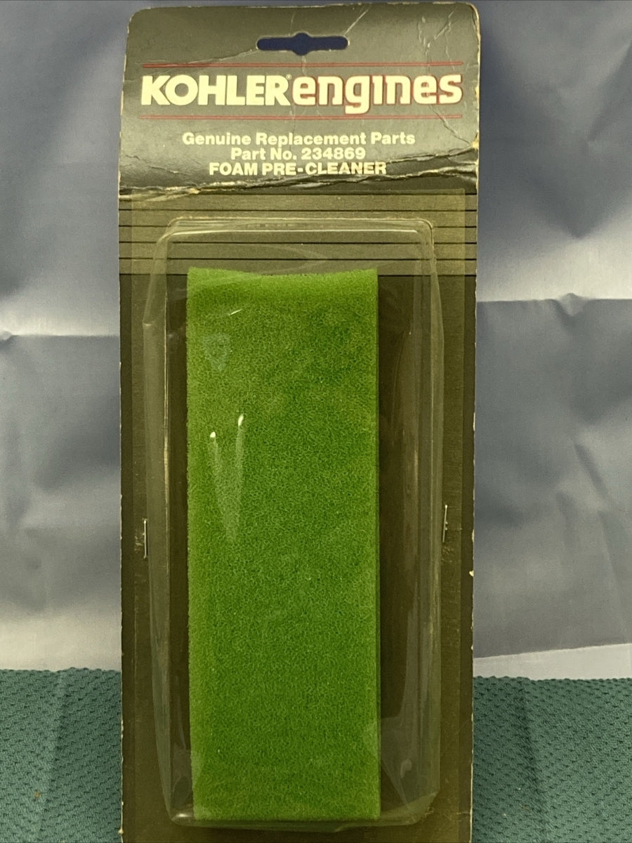 QTY 2 NEW GENUINE KOHLER 234869 AIR FILTER/PRE-CLEANER