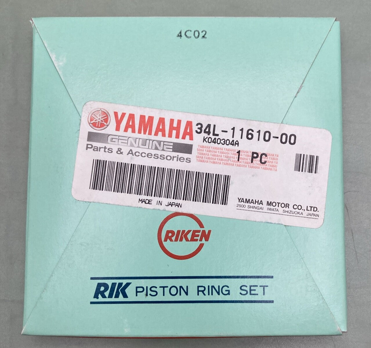 NEW GENIUNE YAMAHA 34L-11610-00 Piston Ring Set (std)
