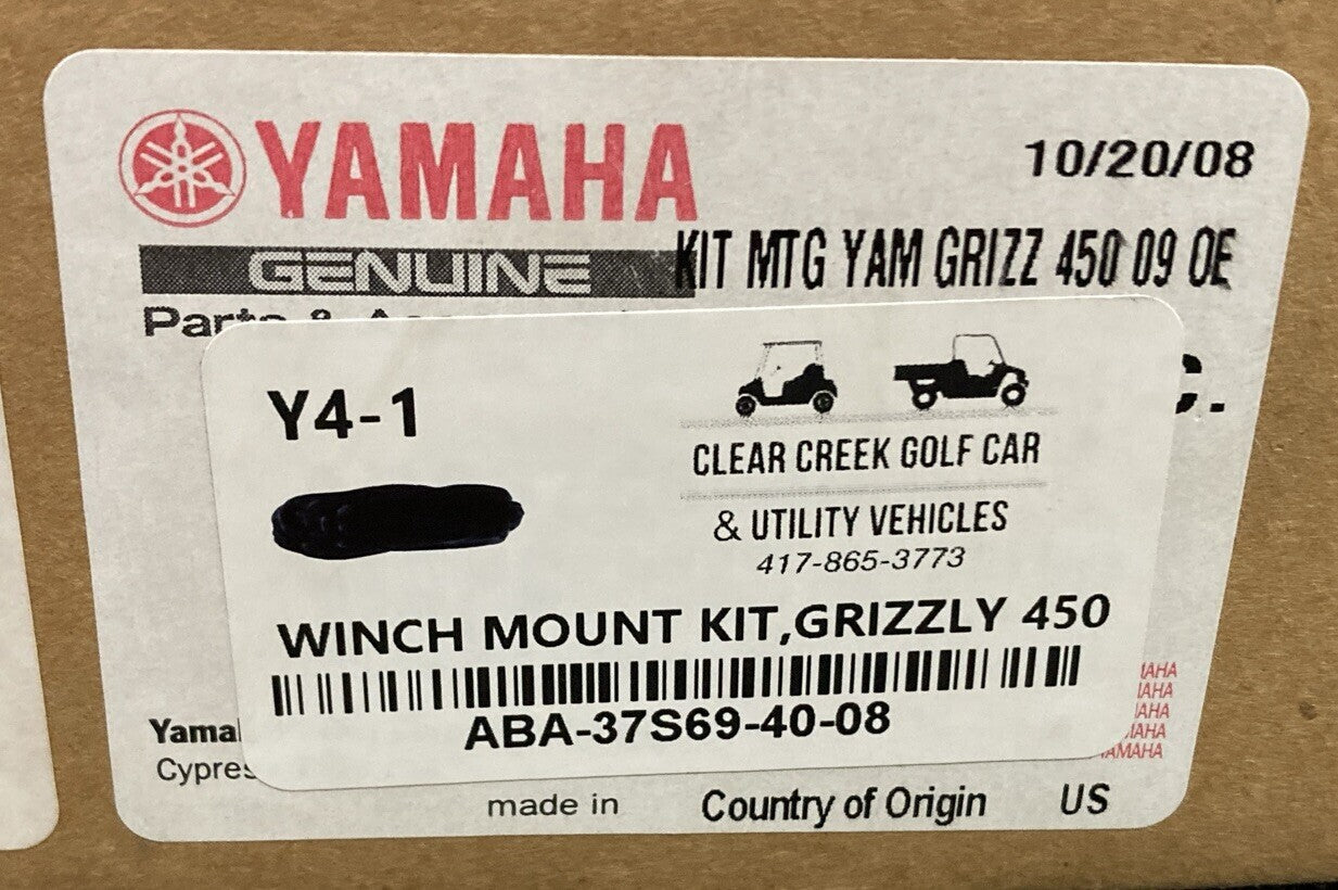 NEW GENUINE YAMAHA ABA-37S69-40-08 Winch Mount Kit