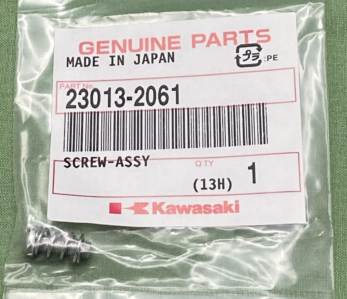 NEW GENIUNE KAWASAKI 23013-2061 Screw Assembly CARBURETOR