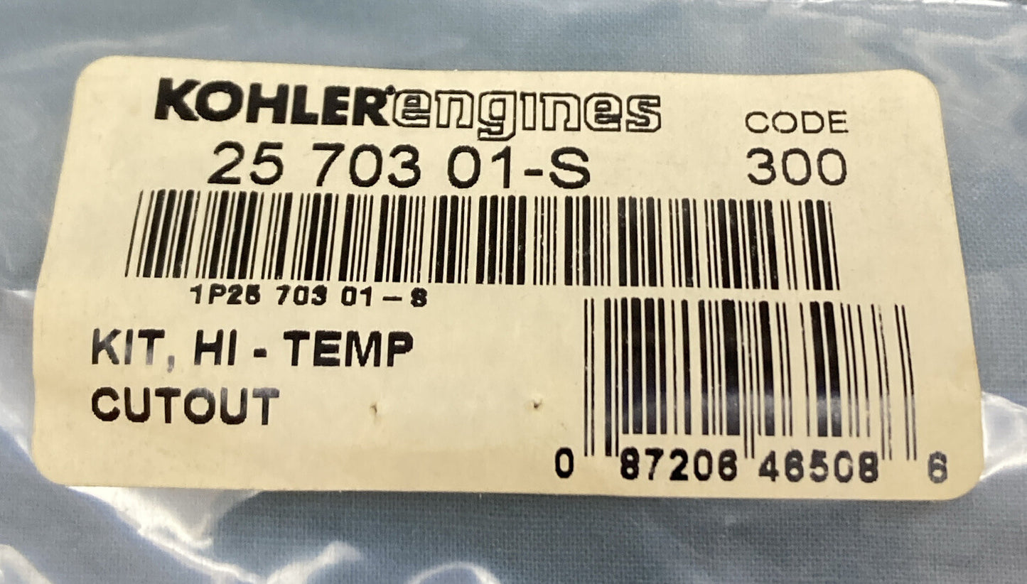NEW GENUINE KOHLER 25 703 01-S KIT, HI TEMP CUTOUT