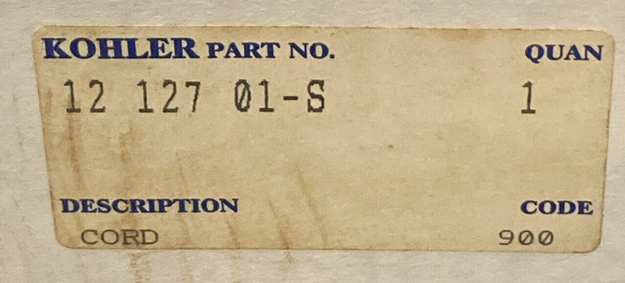 NEW GENUINE KOHLER 12 127 01-S EXTENSION CORD