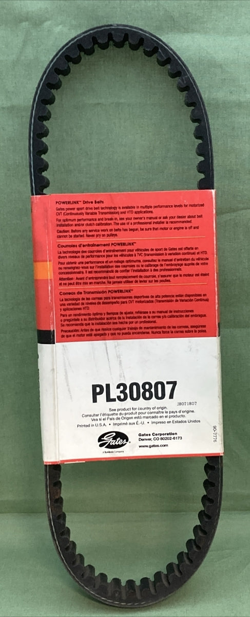 NEW GATES PL30807 Premium Powerlink Drive Belt VINO 125 2004-2007
