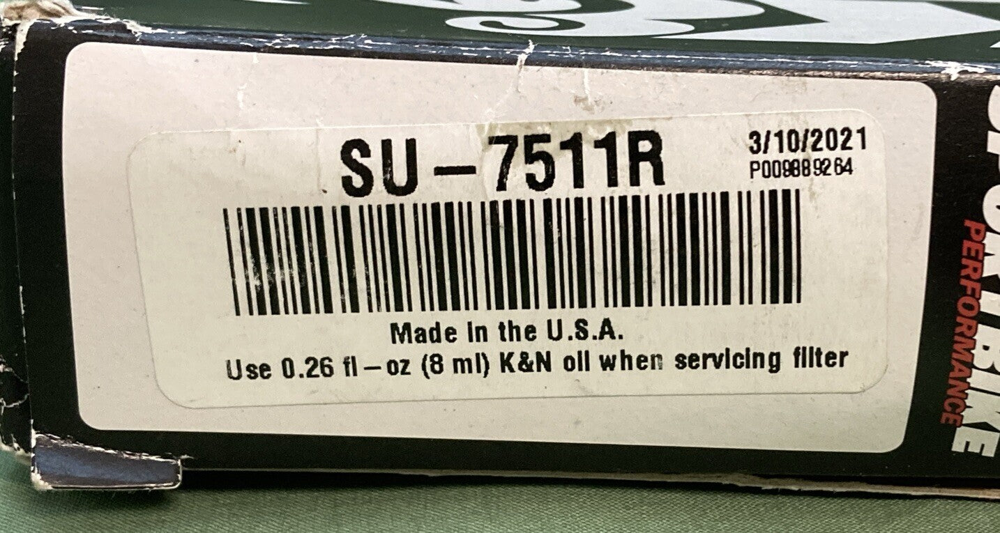 NEW K&N SU-7511R RACE SPEC AIR FILTER