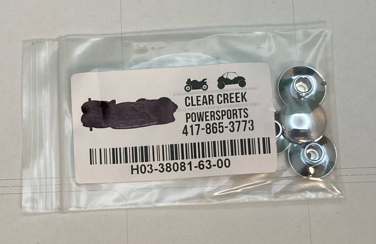 QTY 4 NEW REPLACES YAMAHA H03-38081-63-00 Plug, Special Shape