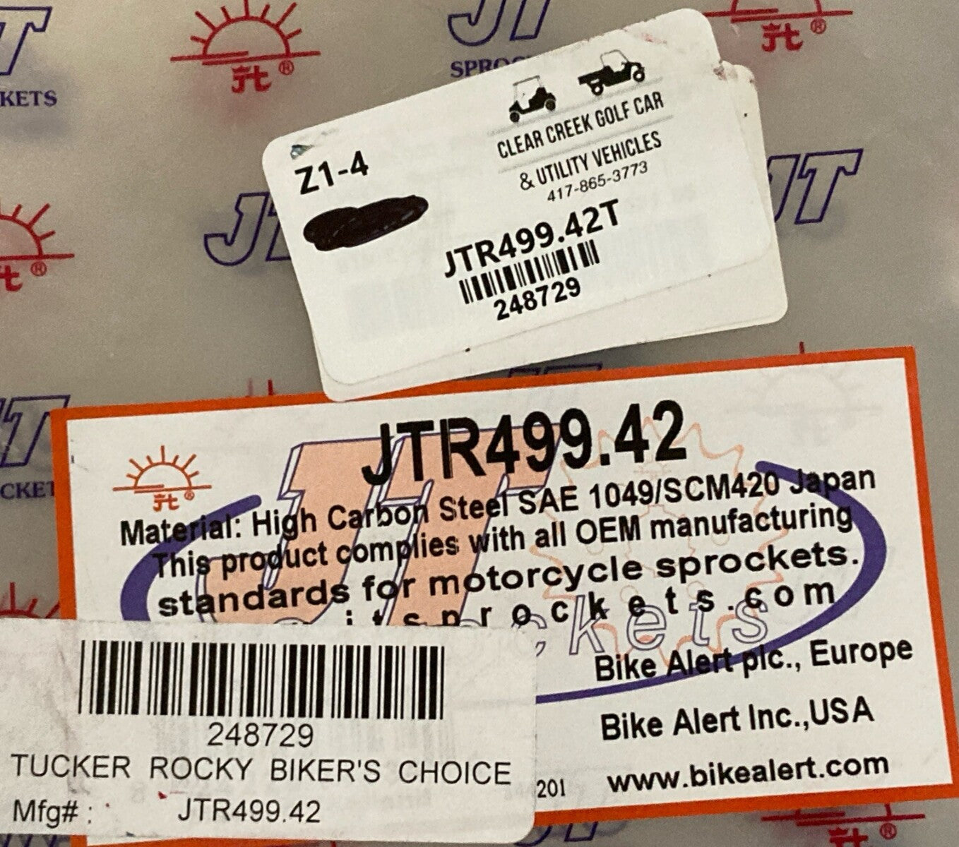 NEW JT SPROCKETS 248729 530 Rear Sprocket