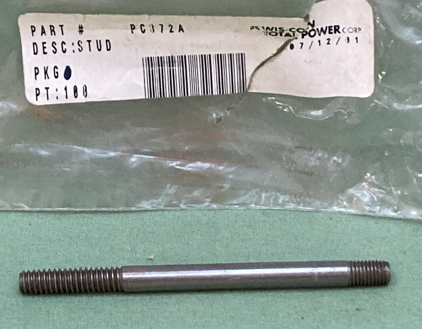 NEW GENUINE WIS-CON TOTAL POWER PC372A STUD