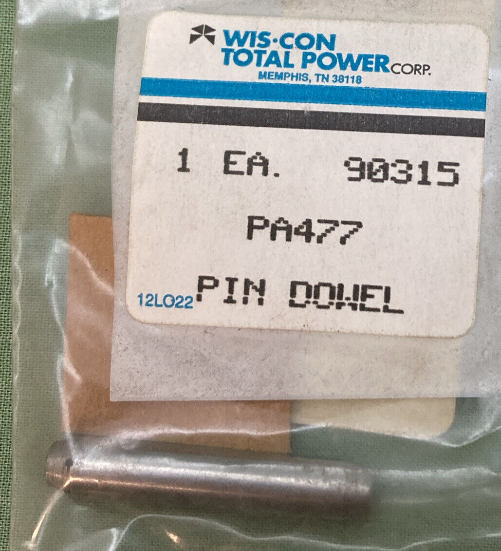 NEW GENUINE WIS-CON TOTAL POWER PA477 PIN DOWEL .24775" X 1-3/8" LG