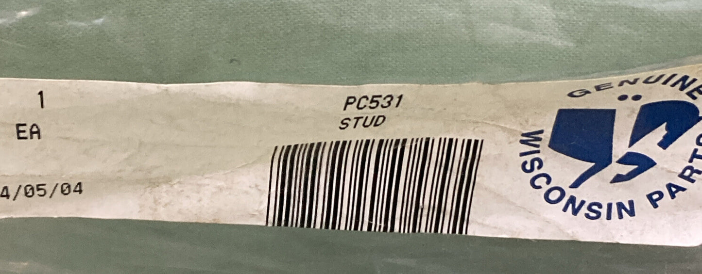 NEW GENUINE WISCONSIN PC531 STUD 3/8" X 11-5/16" LG