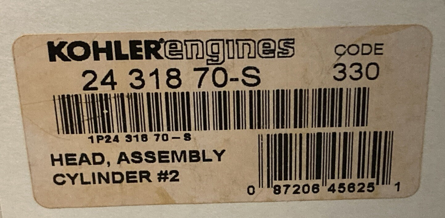 NEW GENUINE KOHLER 24 318 70-S Head ASSEMBLY Cylinder #2
