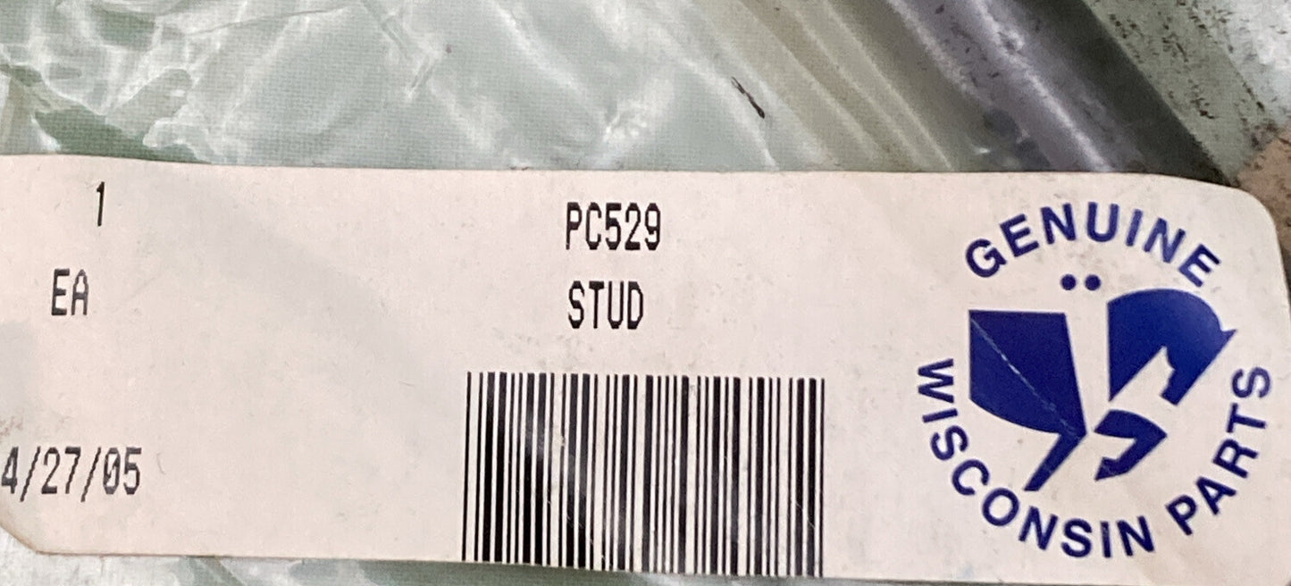 NEW GENUINE WISCONSIN PC529 STUD 3/8" X 8-3/8" LG