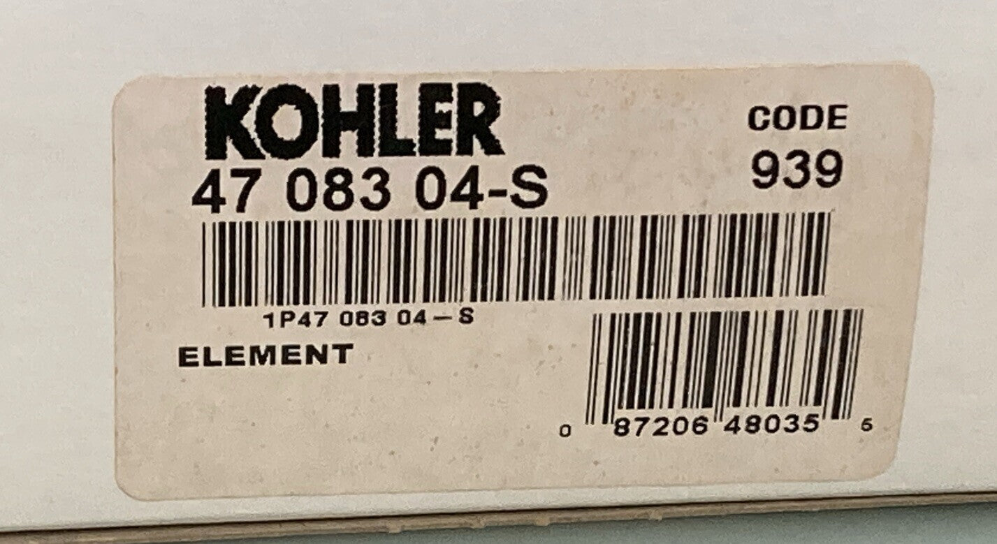 NEW GENUINE KOHLER 47 083 04-S ELEMENT