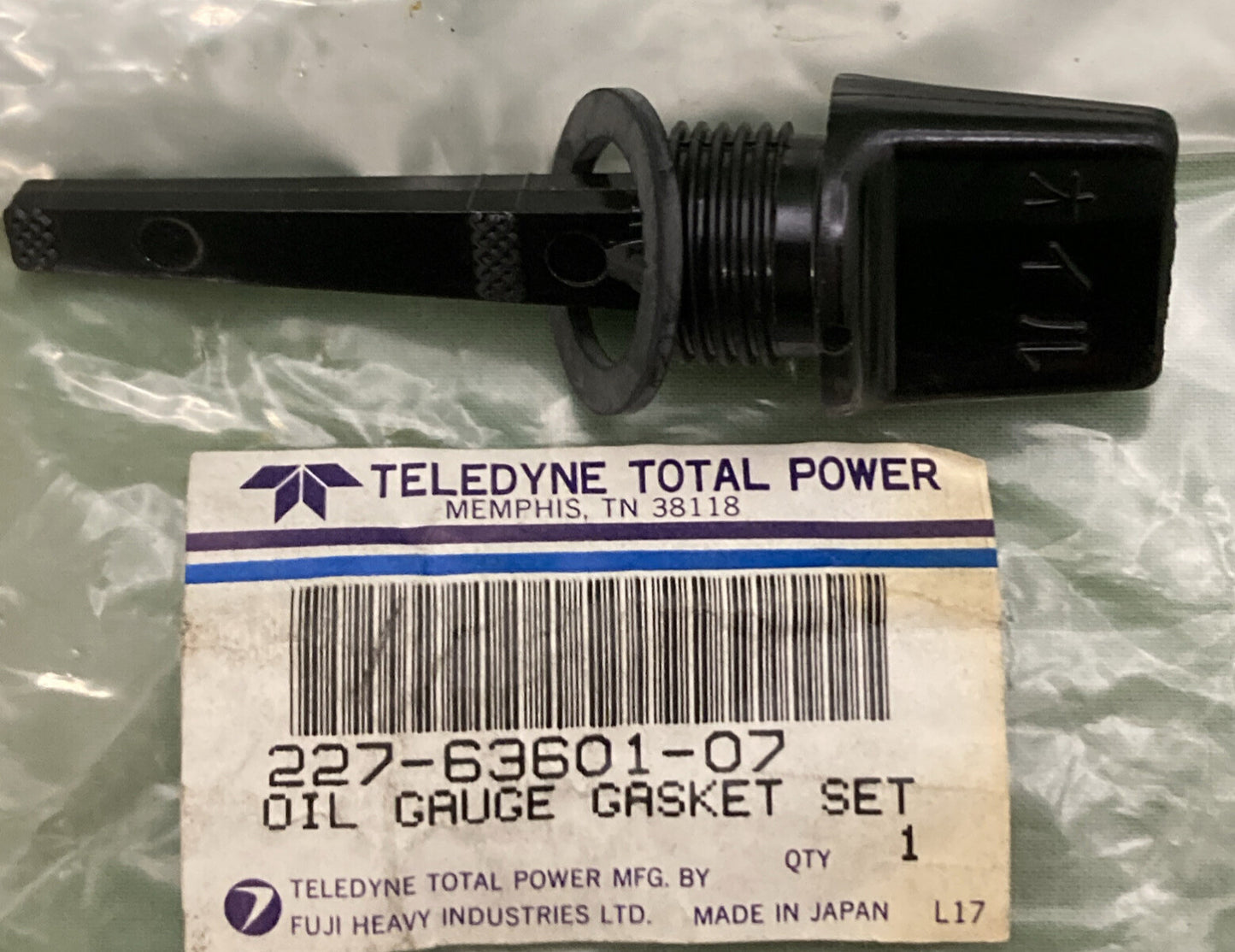 NEW GENUINE TELEDYNE TOTAL POWER 227-63601-07 OIL GAUGE GASKET SET