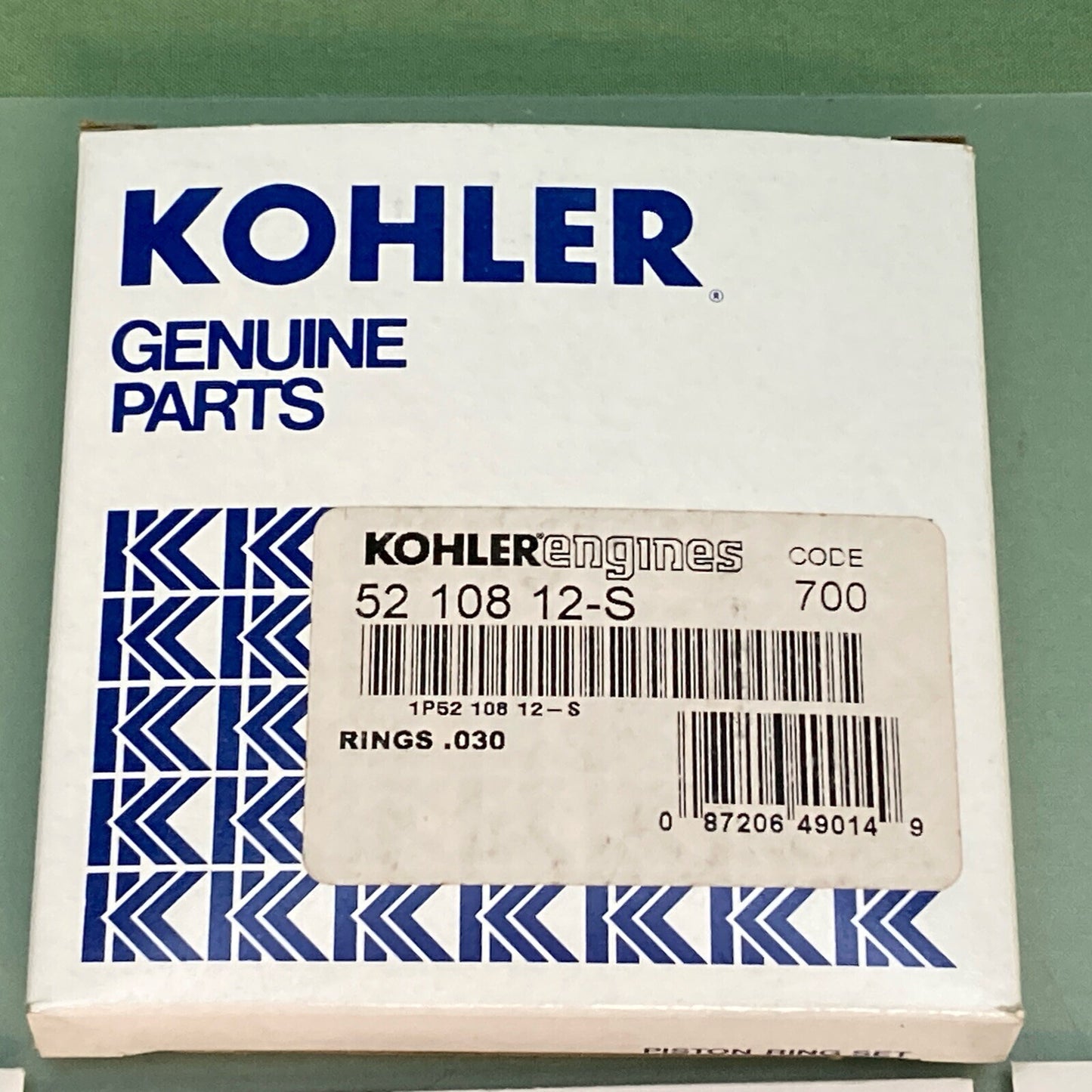 NEW GENUINE KOHLER 52 108 12-S PISTON RINGS SET .030