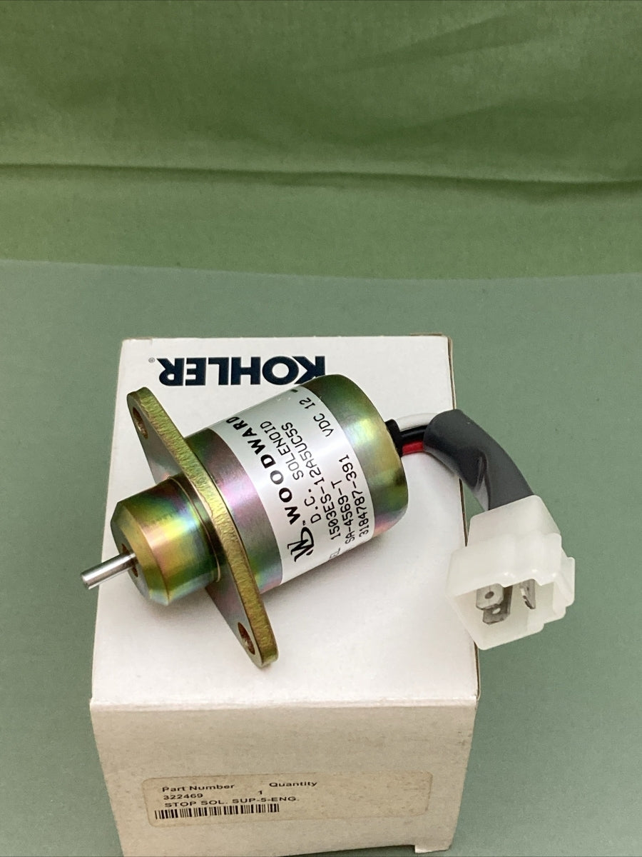 NEW GENUINE KOHLER 322469 Stop, Solenoid