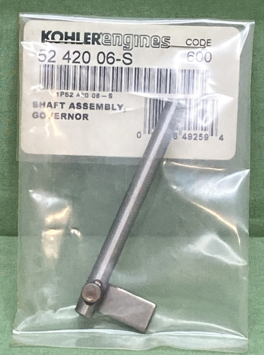 NEW GENUINE KOHLER 52 420 06-S SHAFT ASSEMBLY; GOVERNOR