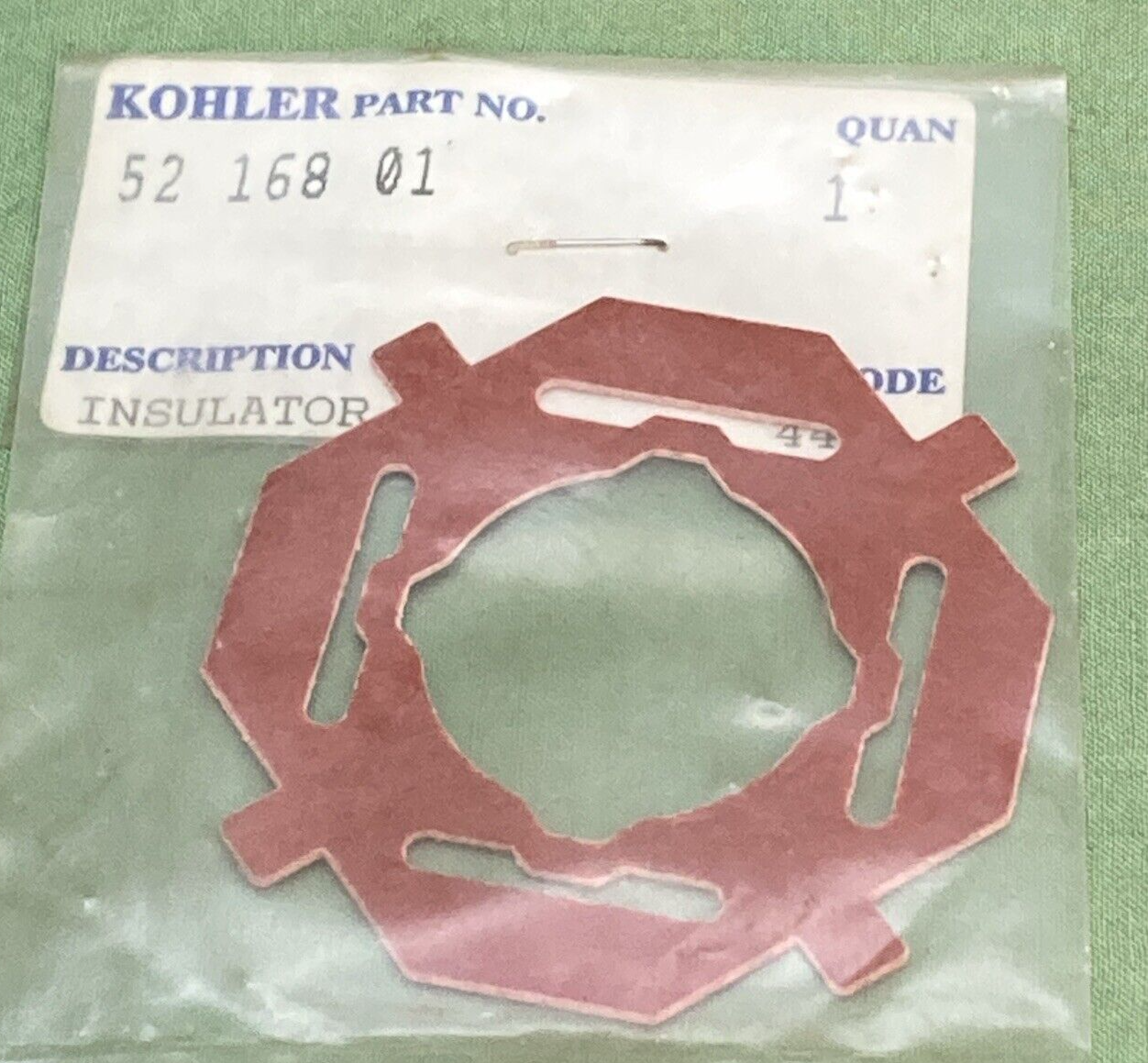 NEW GENUINE KOHLER 52 168 01 INSULATOR