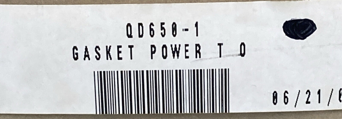 NEW REPLACES WISCONSIN CONTINENTAL QD650-1 GASKET PTO