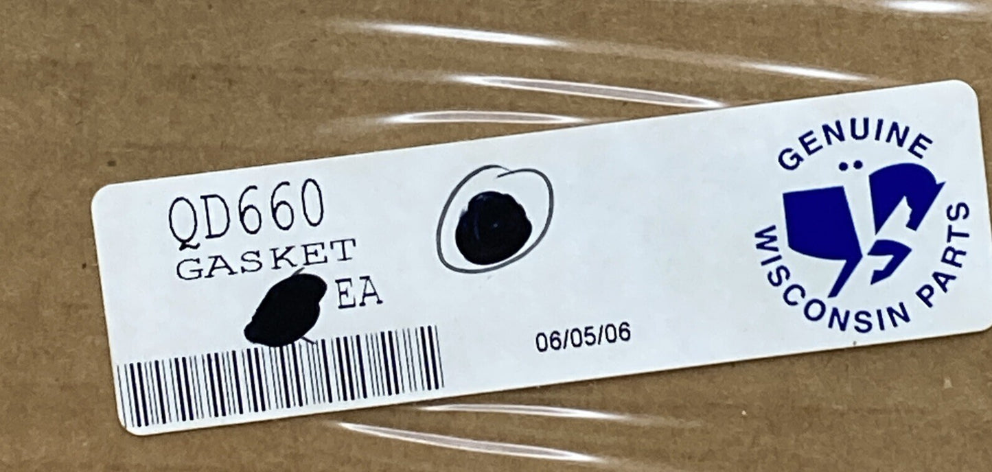 NEW GENUINE WISCONSIN CONTINENTAL QD660 GASKET GEAR COVER-SPACER