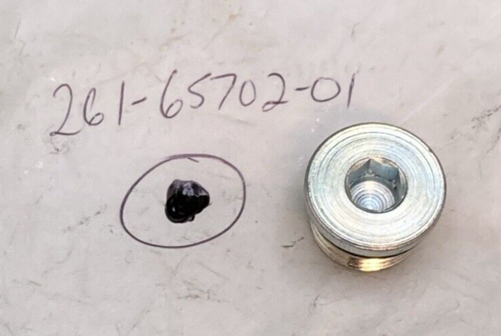 NEW REPLACES SUBARU ROBIN 261-65702-01 OIL DRAIN PLUG