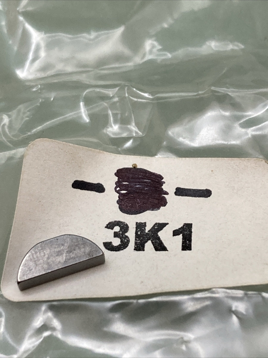 NEW REPLACES FAIRBANKS MORSE 3K1 WOODRUFF KEY PROCEDING 31-3K1, WI31-3K1