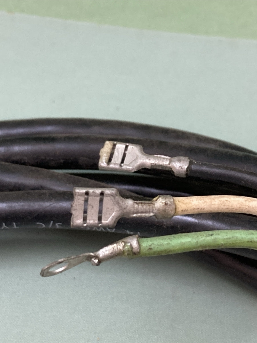 NEW REPLACES BARNES 051765 CORD SET,14-3C,BLK,15FT