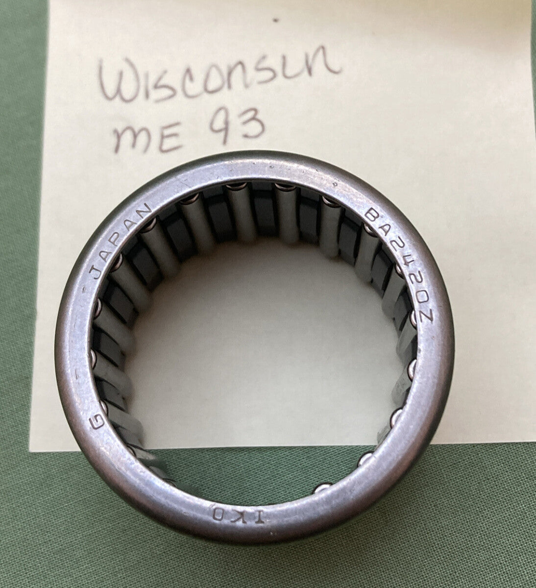 NEW REPLACES WISCONSIN ME93 BEARING, NEEDLE-LAQ