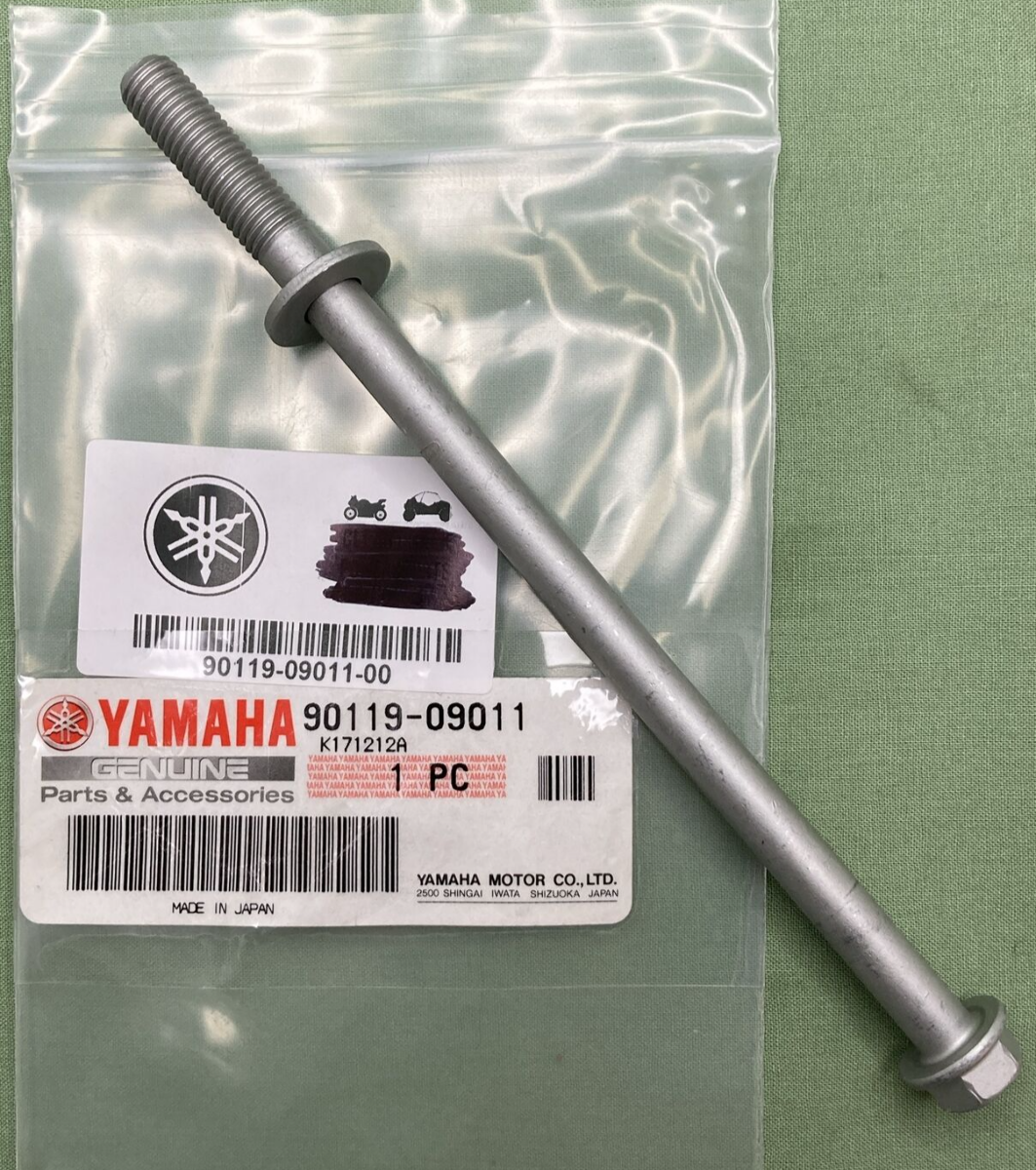 NEW GENUINE YAMAHA 90119-09011-00 Bolt, with Washer CRANKCASE